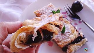 Pastel de cerezas Pastel de cerezas