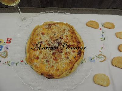 Quiche de gambas, palitos de surimi Quiche de gambas, palitos de surimi