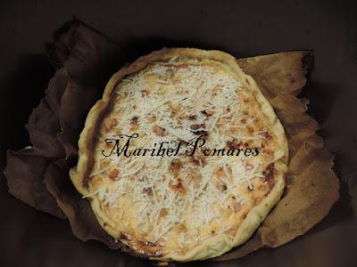 Quiche de gambas, palitos de surimi Quiche de gambas, palitos de surimi