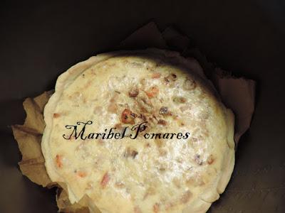 Quiche de gambas, palitos de surimi Quiche de gambas, palitos de surimi