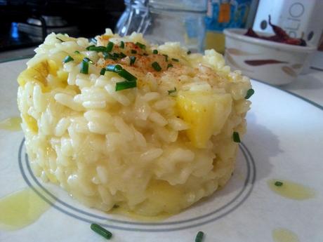 Risotto con manzana, Risotto con manzana y cúrcuma, recetas fáciles de risotto, recetas de comida italiana, recetas de cocina italiana, recetas italianas, receta de risotto con manzana, receta de risotto con manzana y curcuma, como hacer risotto, receta original del risotto, como preparar un buen risotto, Risotto mele e curcuma, Risotto with apples recipes arrozmanzanacurcuma