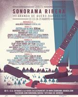 Sonorama 2015, distribución por días Sonorama 2015, distribución por días
