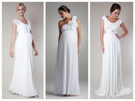 15 vestidos perfectos sólo para novias embarazadas