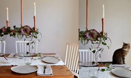 Decora con plantas naturales una mesa de verano! Decora con plantas naturales una mesa de verano!
