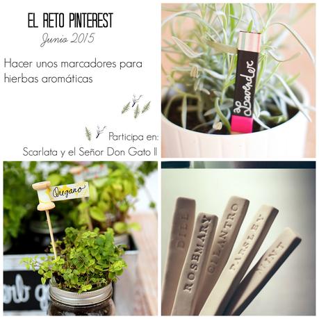 #elretopinterest de junio o como hacer unos marcadores para plantas #elretopinterest de junio o como hacer unos marcadores para plantas