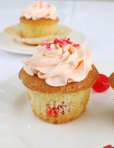 Cupcakes de Cerezas Cupcakes de Cerezas