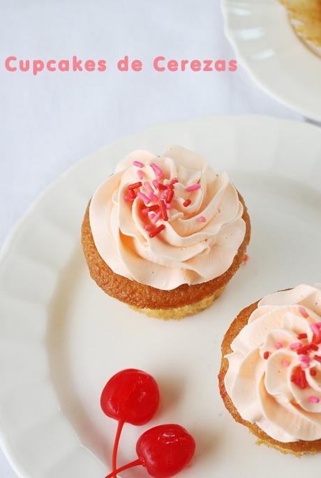 Cupcakes de Cerezas Cupcakes de Cerezas