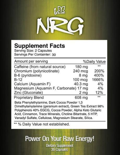 Llena tu día de Energía con Iaso NRG Llena tu día de Energía con Iaso NRG