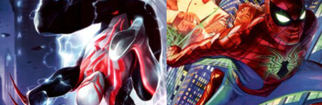 Primer vistazo a los nuevos trajes para Spider-Man y Spider-Man 2099 Primer vistazo a los nuevos trajes para Spider-Man y Spider-Man 2099