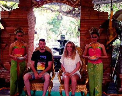 Edurne y David De Gea en Bali juntos Edurne y David De Gea en Bali juntos