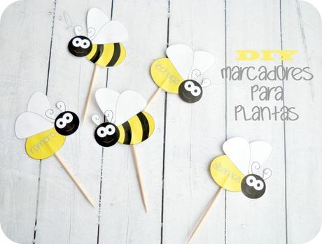 DIY: Marcadores para plantas #elretopinterest DIY: Marcadores para plantas #elretopinterest
