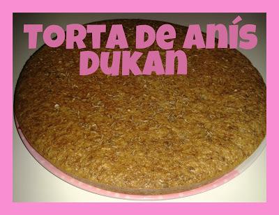 torta dukan torta de anís dukan