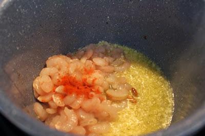 Tallarines con gambas al ajillo olla GM Tallarines con gambas al ajillo olla GM