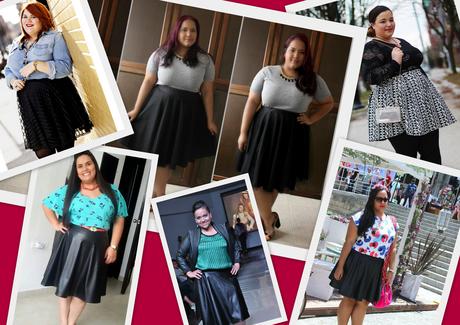 Faldas para chicas tallas grandes Falda circular tallas grandes