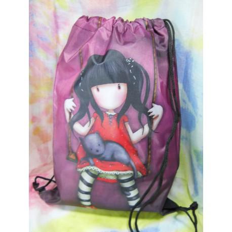 Mochila saco gorjuss columpio y gato bisuteria de moda, bisuteria online, bisuteria, bisuteria económica, bisuteria de mujer, gorjuss, blog solo yo, blog complementos, solo yo, pulseras de moda, pulseras de mujer, collares de moda, collares de mujer,