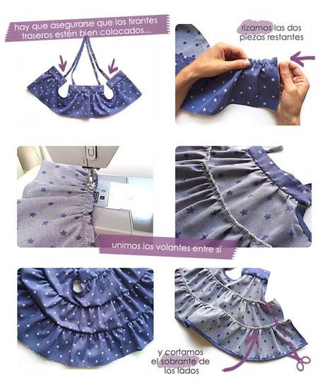 Cómo hacer un vestido de bebé DIY- Tela de estrellitas vestido-bebe-patron-DIY5