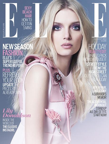 Lily Donaldson luce muy guapa en rosa y Prada para ELLE UK Lily Donaldson luce muy guapa en rosa y Prada para ELLE UK