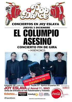 El Columpio Asesino cerrará gira el 3 de diciembre en Madrid El Columpio Asesino cerrará gira el 3 de diciembre en Madrid