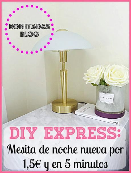 DIY Express: Mesita De Noche Nueva Por 1,5€ Y En Cinco Minutos DIY Express: Mesita De Noche Nueva Por 1,5€ Y En Cinco Minutos