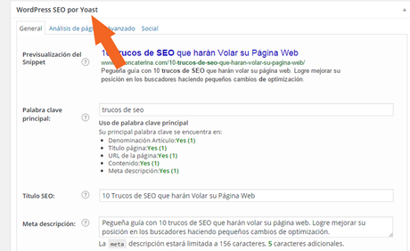 10 Trucos de SEO que harán Volar su Página Web SEO Yoast