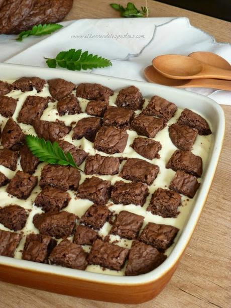 Helado de Natillas con Galletas Brownie Helado de Natillas con Galletas Brownie