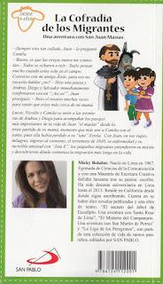SAN JUAN MACÍAS PARA NIÑOS. La Cofradía de los Migrantes, de Micky Bolaños SAN JUAN MACÍAS PARA NIÑOS. La Cofradía de los Migrantes, de Micky Bolaños