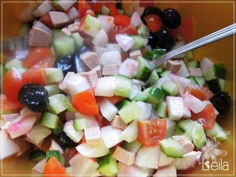 Ensalada de rabanos #Ponunaensalada