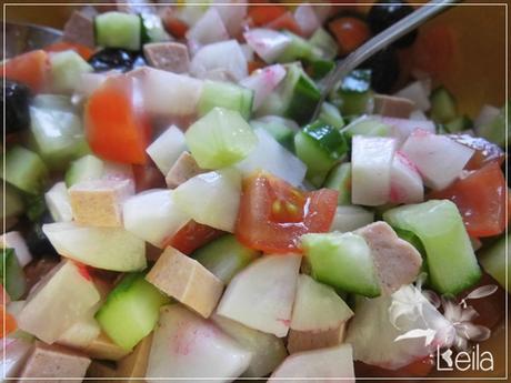 Ensalada de rabanos #Ponunaensalada