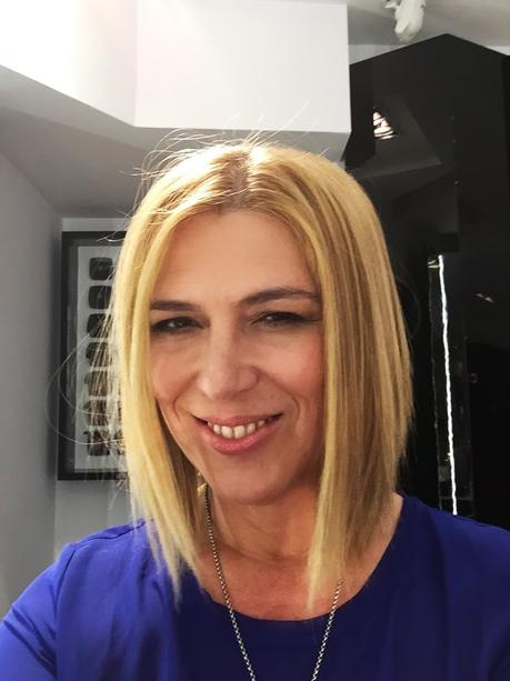 Mi maquillaje nada más terminar. Pocas veces me habréis visto con esos ojos tan marcados, a que sí :) Taller de maquillaje en la Pop Up Store de Chanel