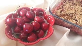 Crumble de cerezas Crumble de cerezas