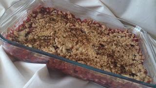 Crumble de cerezas Crumble de cerezas