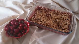 Crumble de cerezas Crumble de cerezas