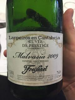 Cava Malvasía 2009 Freixenet Cuvée de Prestige: Bueno, pero le falta