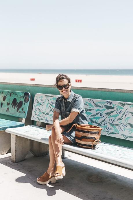 Boardwalk BoardWalk-Santa_Cruz-Denim_Dress-Topshop-Suede_Clogs-Street_Style-Outfit-23