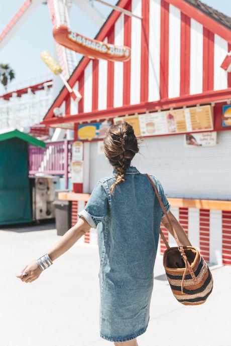 Boardwalk BoardWalk-Santa_Cruz-Denim_Dress-Topshop-Suede_Clogs-Street_Style-Outfit-36