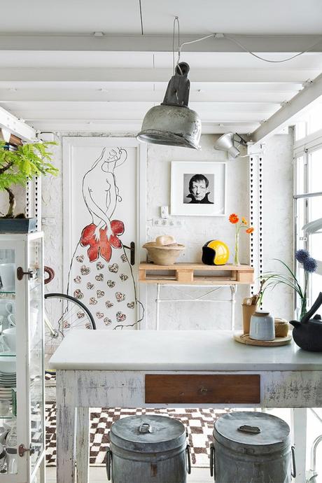 Espacios idílicos. Interiores llenos de arte e inspiracion Kitchen Detail