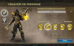 Dungeon Hunter 5 Dungeon Hunter V selección arma 2 ballestas Hombre