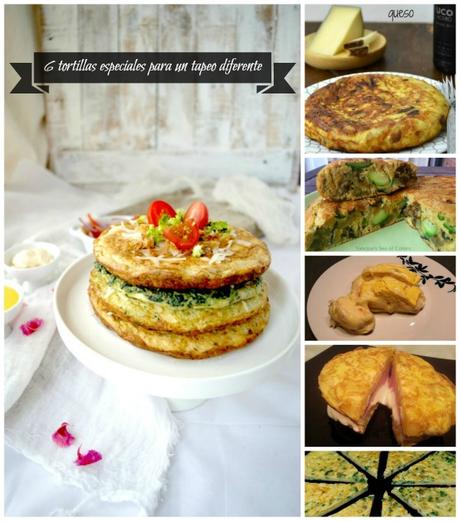 6 Tortillas especiales para un tapeo diferente 6 Tortillas especiales para un tapeo diferente