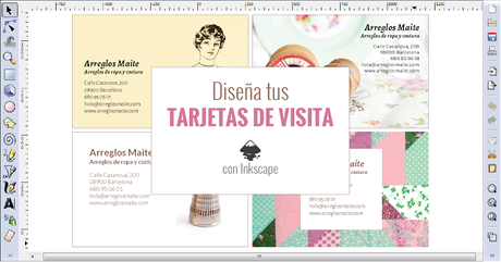 Diseña tus tarjetas de visita con Inkscape