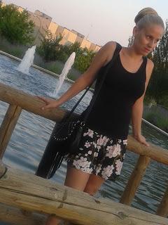 look con wish falda floreada wish