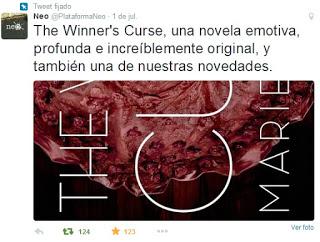 Noticia: Neo nos traerá The winner´s curse Noticia: Neo nos traerá The winner´s curse