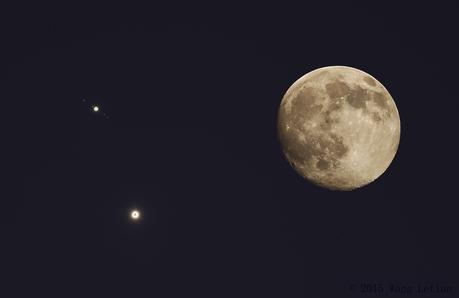 Venus y Júpiter, muy cerca Venus y Júpiter, muy cerca