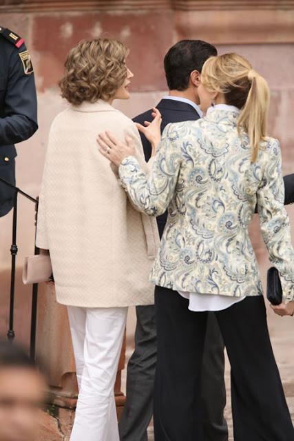Dña. Letizia se despide de México con un estilismo pálido Dña. Letizia se despide de México con un estilismo pálido