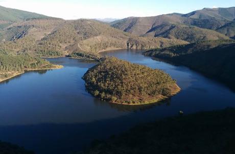 El Meandro Melero, joya caprichosa de la naturaleza El Meandro Melero, en febrero de 2014