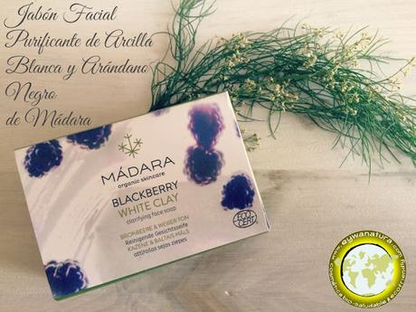 Jabón Facial Purificante de Arcilla & Arándano Negro de Mádara Jabón Facial Purificante de Arcilla & Arándano Negro de Mádara