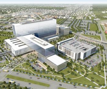 Se acerca finalizacion del nuevo Hospital Digital Parkland Memorial.