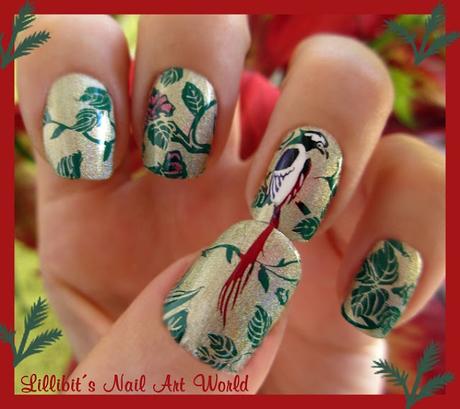 Kismet (Halo Hues de Color Club) con estampado tropical Kismet (Halo Hues de Color Club) con estampado tropical