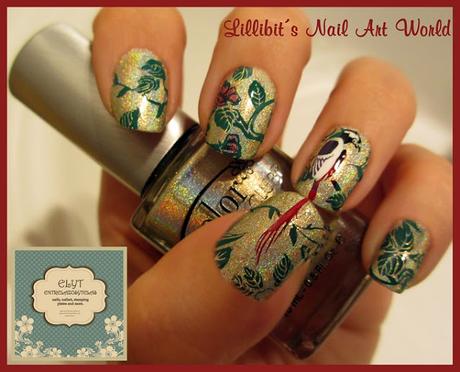 Kismet (Halo Hues de Color Club) con estampado tropical Kismet (Halo Hues de Color Club) con estampado tropical