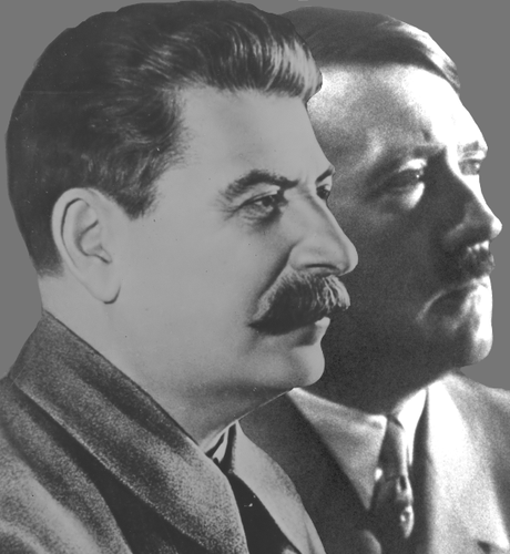 Stalin frente a los otros líderes de la Segunda Guerra Mundial