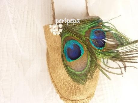 ALPARGATAS NOVIA PLUMAS PAVO REAL ALPARGATAS NOVIA PLUMAS PAVO REAL